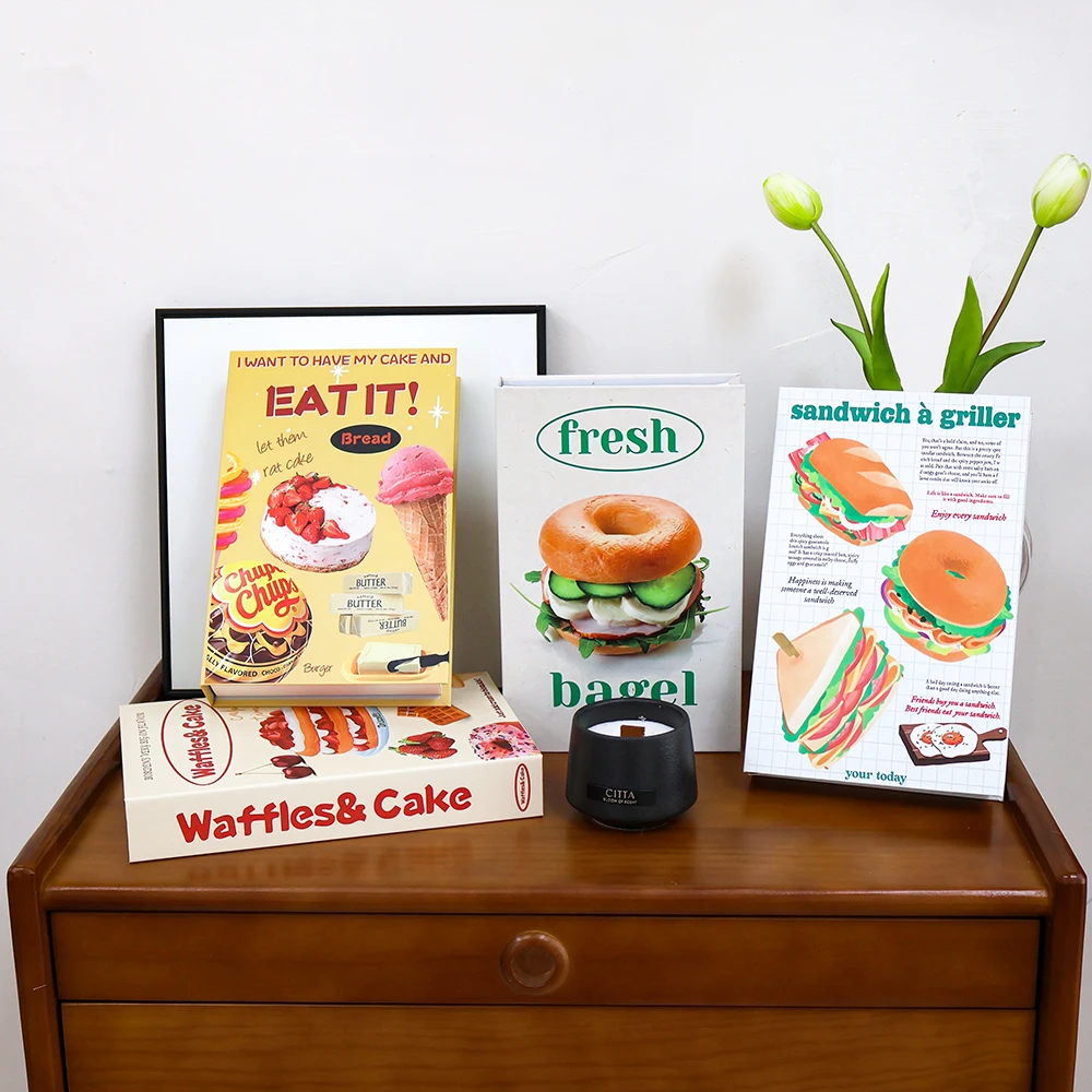 Photography Book - Food Fashion Fake Books Decor Trend