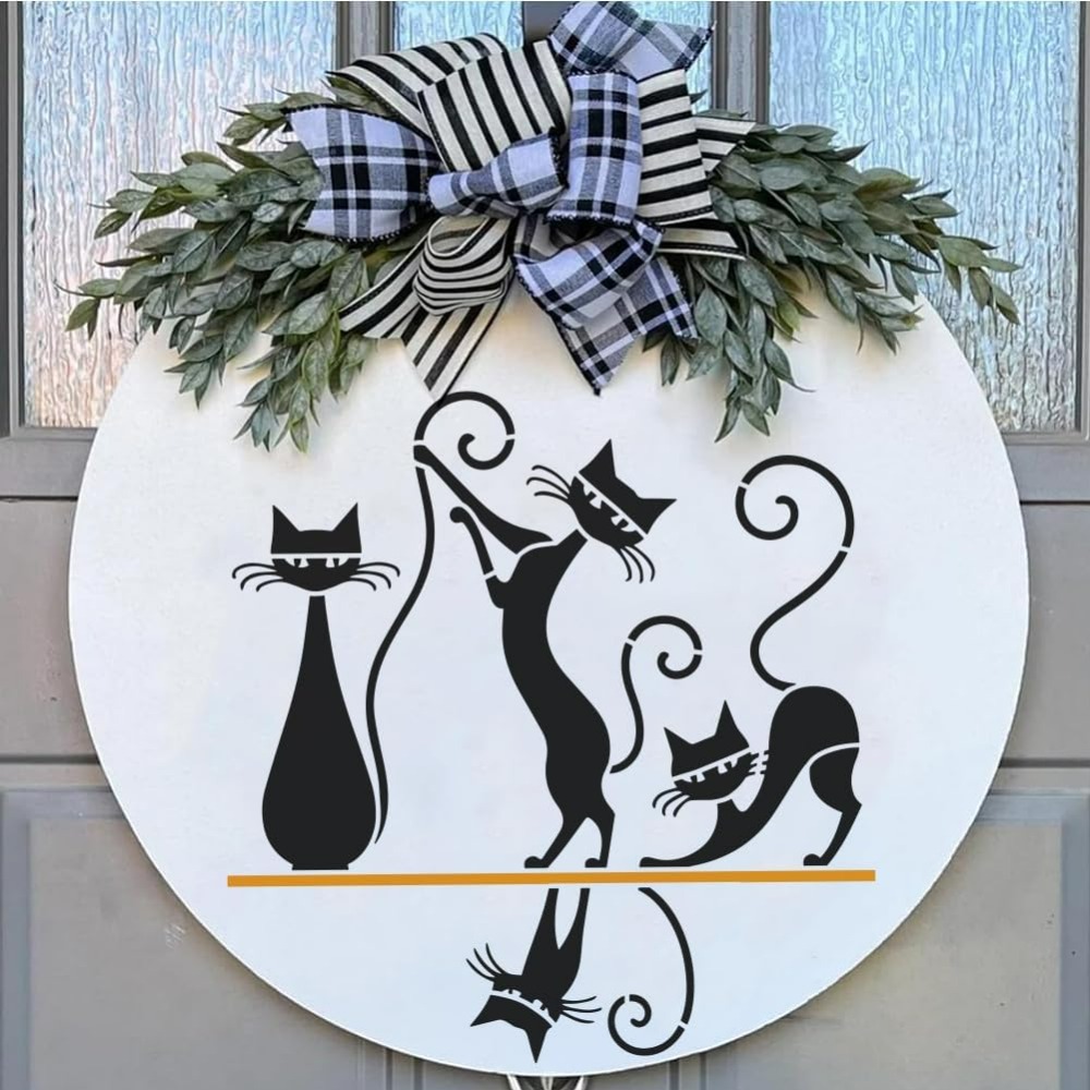 Geometric Cat Pattern Painting - Photography Geometry review and price
