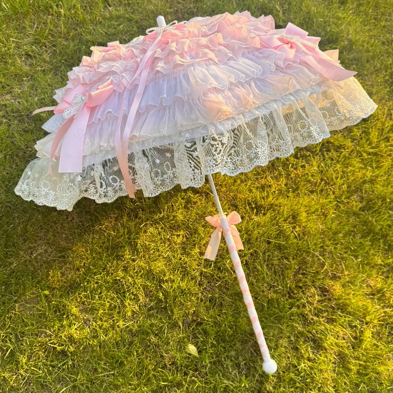 Pink White Butterfly Umbrella  - Photography Umbrella review and price