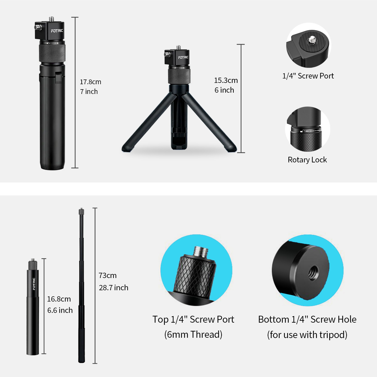 FOTRIC 73cm Invisible Selfie S - Photography Basics review and price