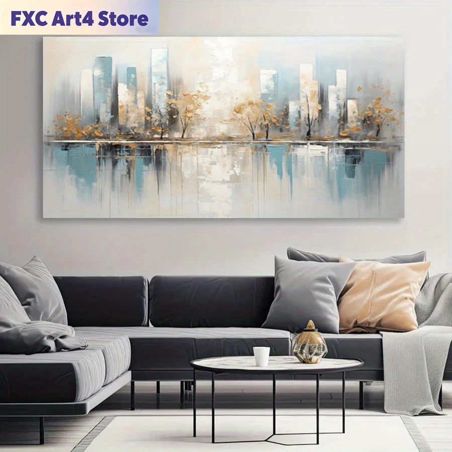 Frameless Modern Abstract Canv - Photography Geometry review and price