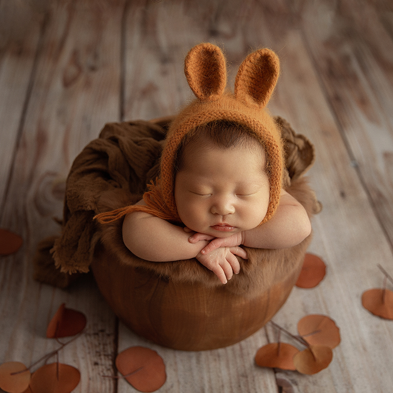 Knitted Rabbit Hat Newborn Pho - Photography Cheat Sheet review and price