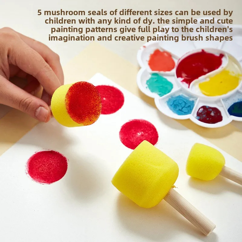 5/10PCS Wooden Handle Mushroom - Photography Design review and price