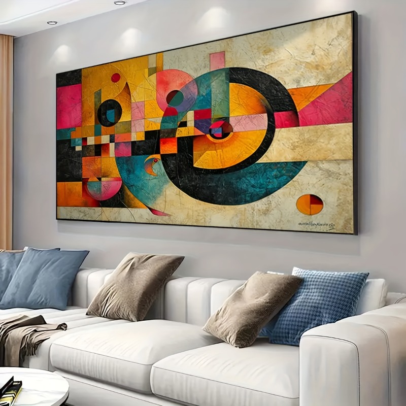 Large Frameless Modern Abstrac - Photography Geometry review and price