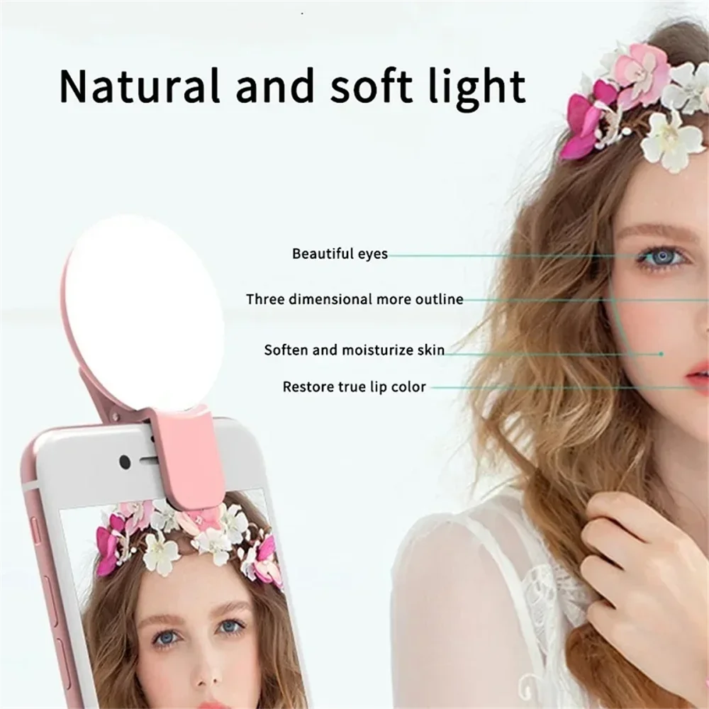 Mini Portable Selfie Ring Ligh - Photography Videos Free review and price