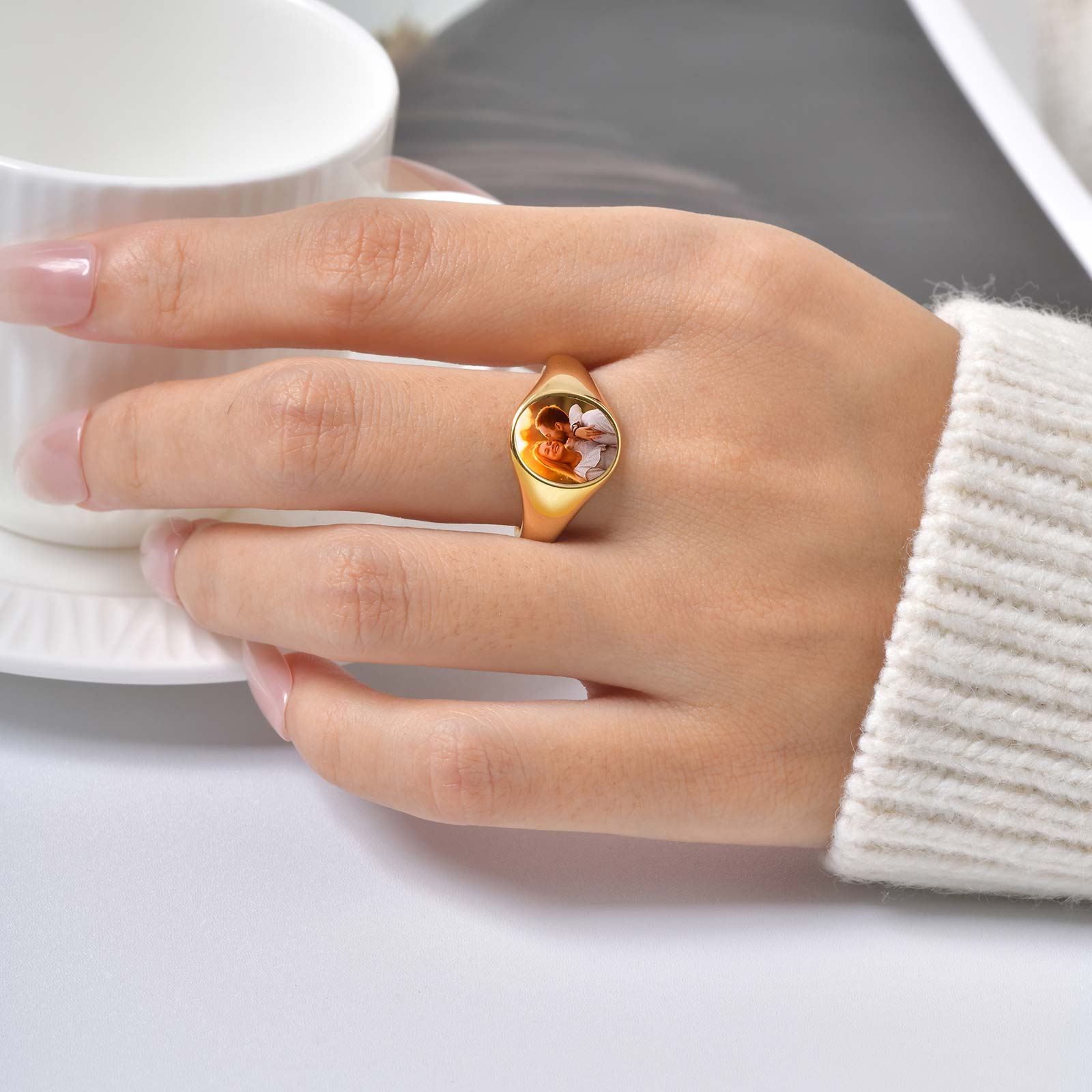 Custom Photo Signet Ring for W - Photographic Memory review and price