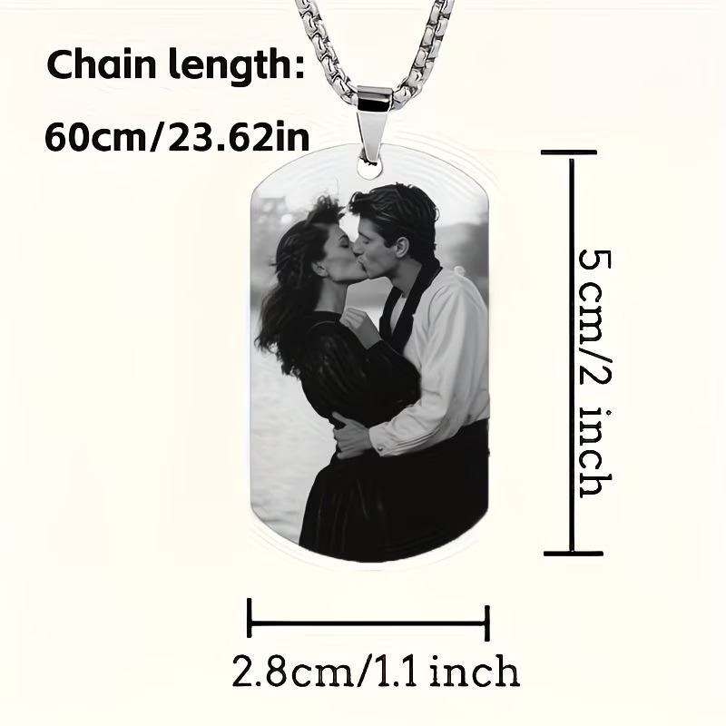 Custom Necklace with Engraved  - Photographic Memory review and price