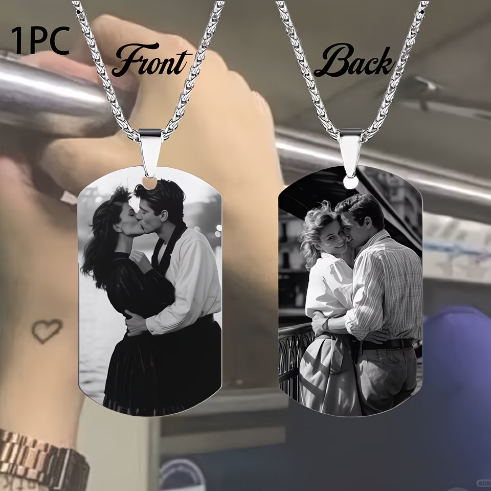 Custom Necklace with Engraved  - Photographic Memory review and price
