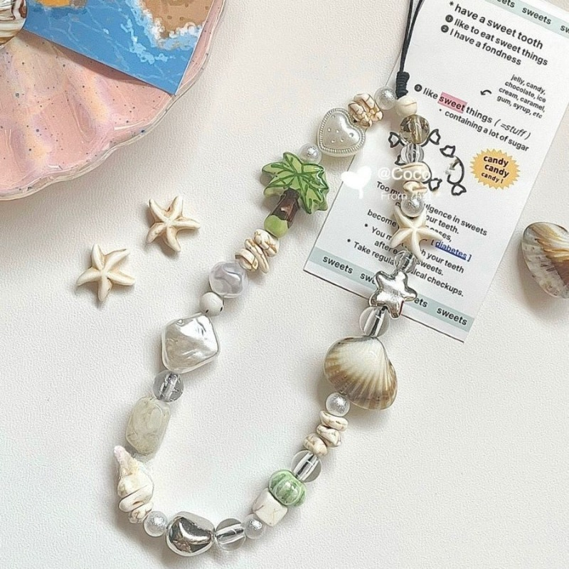 Summer Seashell Beaded Phone S - Camera Wrist Strap review and price