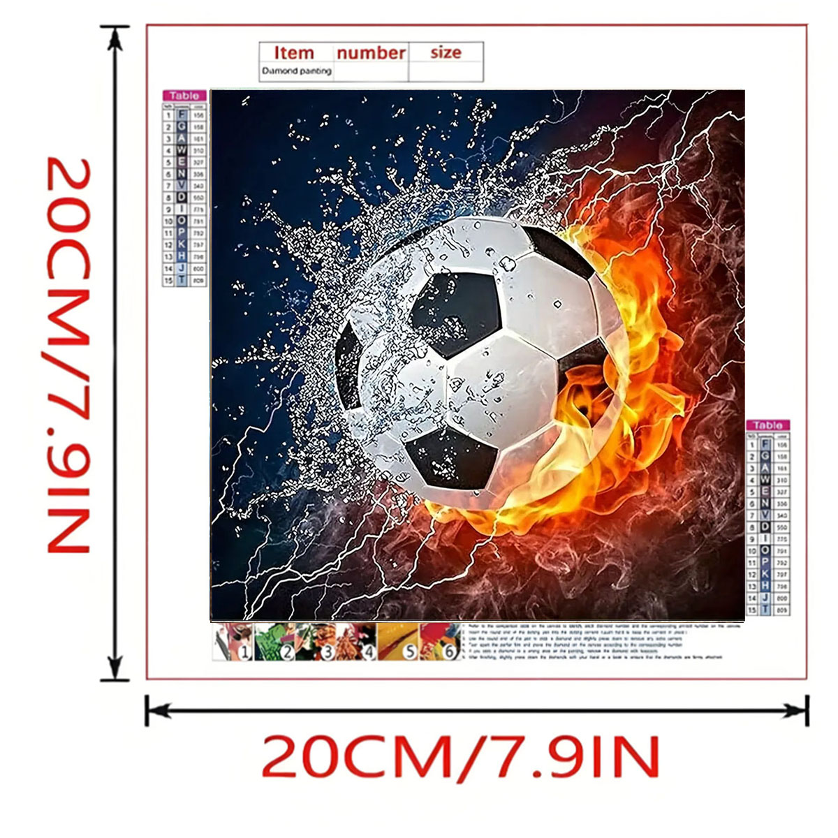 A Set of Football Diamond Pain - Photography Geometry review and price