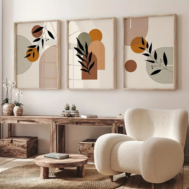 3pcs Bohemian-style Plant Geom - Photography Geometry review and price