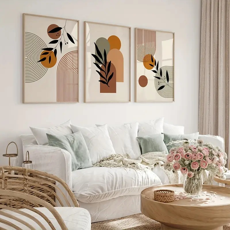 3pcs Bohemian-style Plant Geom - Photography Geometry review and price