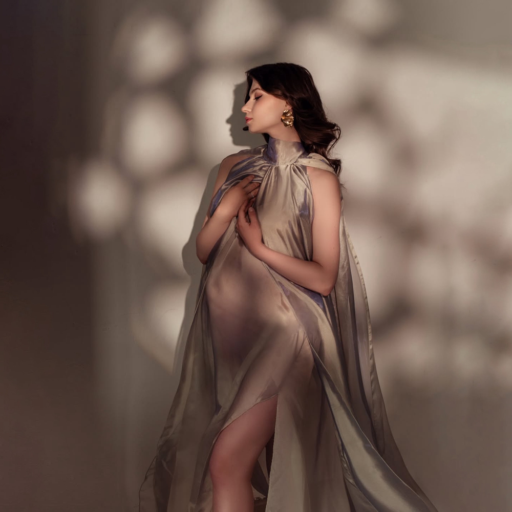 Elegant High Neck Maternity Ph - Photography Club review and price